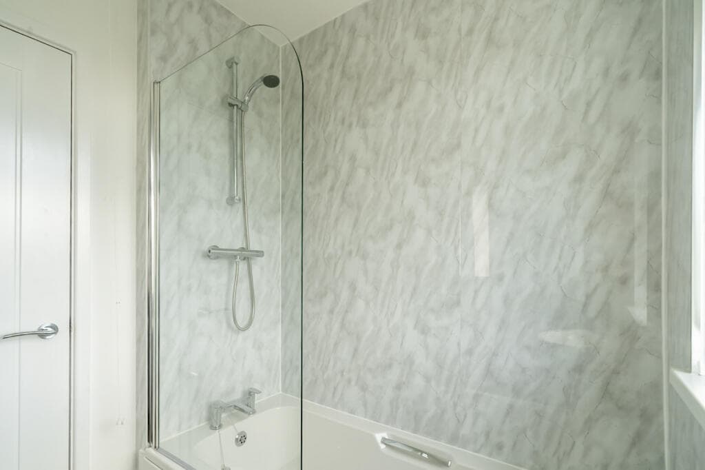 Shower refurbishment in void property
