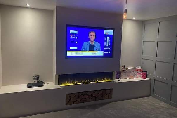 Electrical testing and inspection in progress